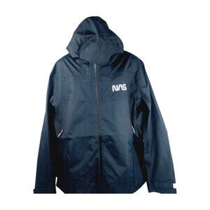 Oros Men's Black Project Gemini Outdoor Winter Windbreaker Jacket Size L